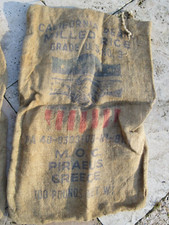 1 X SACCO JUTE ORIGINALE US