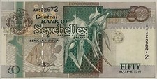50 RUPIE BANK OF SEYCHELLES 1989 BANCONOTA CARTAMONETA AFRICA