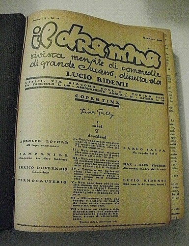 Raccolta rilegata rivista - , il