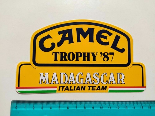 Adesivo camel trophy 1987 - trophy,