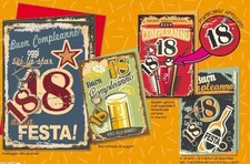 Biglietto Auguri 18 ANNI con