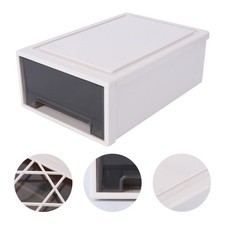 Scatola portaoggetti in plastica trasparente per armadio tipo cassetto 1pc