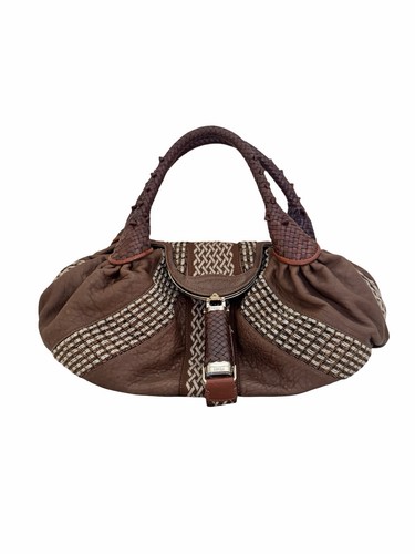 Borsa fendi nappa ricamata - nappa,