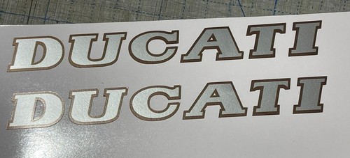 Ducati adesivi bicolore - 2,