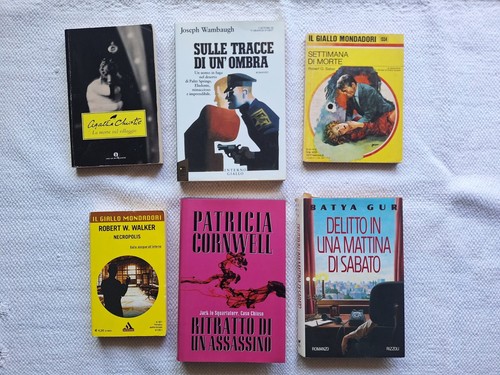 Lotto sei libri gialli - sei,
