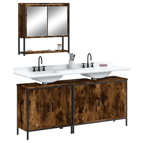 Vidaxl set mobili bagno - set,