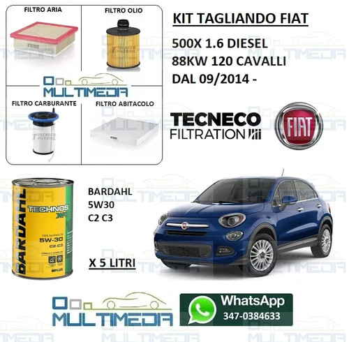 Kit tagliando filtri olio - kit,
