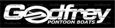 Godfrey Pontoon Boats -sport all'aperto - decalcomania vinile fustellato peel n' stick auto/suv