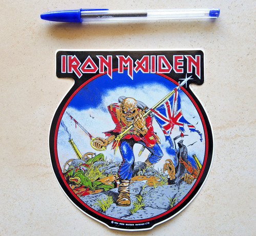 Autocollant iron maiden 1984 - iron,