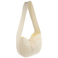 1pz Borsa a tracolla per animali domestici a tracolla per cani e gatti (beige)