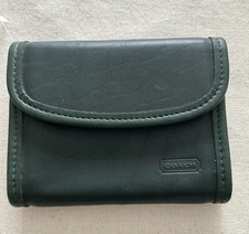 Coach vintage in pelle verde