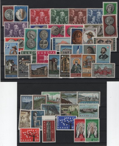 Grecia 1962 1963 set - grecia,