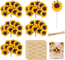 50Pz Girasoli Finti Fiorellini