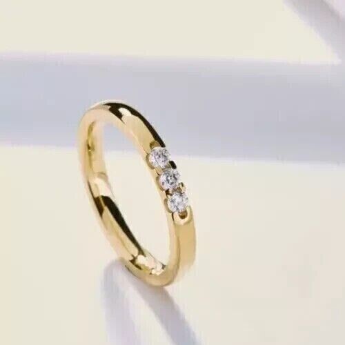 Anello fascia tre pietre - fascia,