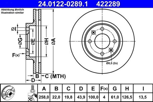 Brake disc renault clio 9 - disc,