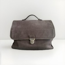 DELL’GA CARTELLA BUSINESS PELLE SCAMOSCIATA GRIGIO