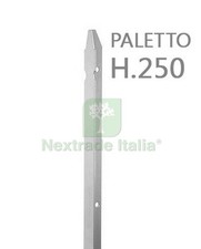 10PZ PALI IN FERRO ZINCATO PER