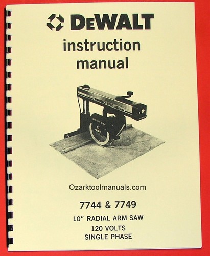 Dewalt 7744 7749 - &, a
