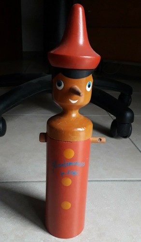 Salvadanaio pinocchio legno - salvadanaio,