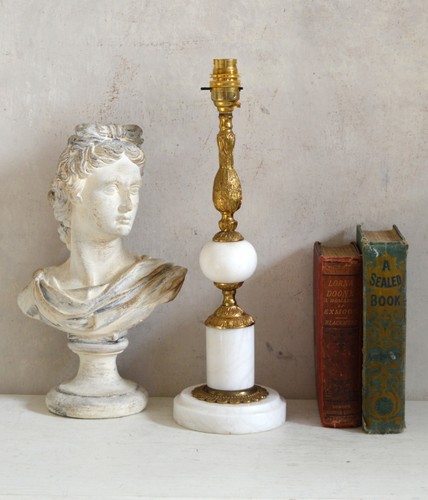 Portalampada vintage marmo - vintage,