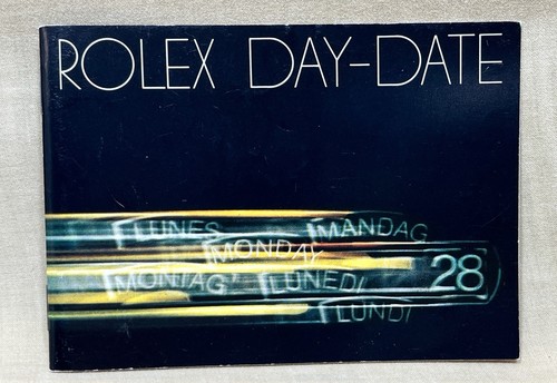 Rolex booklet day date - rolex,