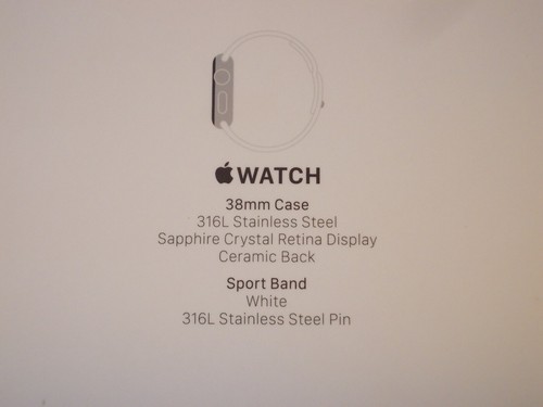 Scatola vuota apple watch - vuota, 38