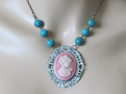 Collana turchese shabby - , chic