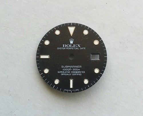 Rolex dial quadrante nero - rolex, "t"