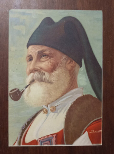 Cartolina costumi sardi - cartolina,