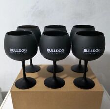 Set Di 6 Calici Da Gin Tonic Bulldog in vetro nero