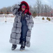 Cappotto lungo donna naturale