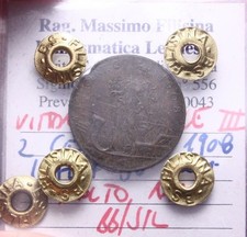 NL*VEIII 2 CENTESIMI PRORA 1908 MOLTO RARA BB/SPL Perizia Filisina Massimo