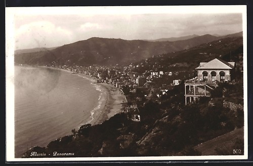 Alassio panorama costiero con - panorama,