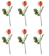 Set Di 6 Rose Artificiali