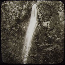 Glass magic lantern slide gray - lantern,