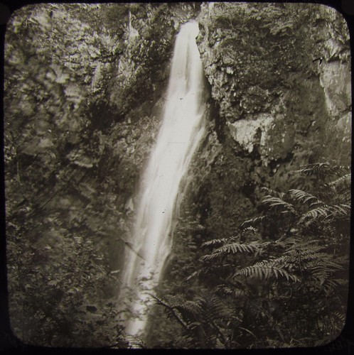 Glass magic lantern slide - magic,