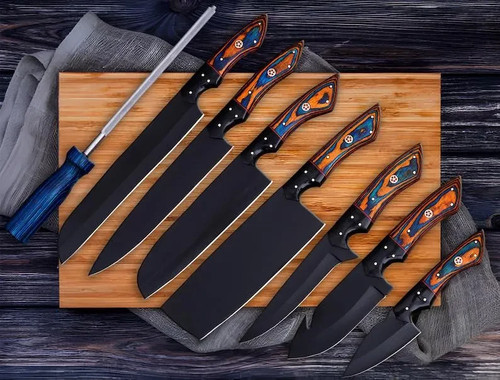 Set coltelli chef barbecue - set,