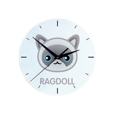 Ragdoll orologio con gatto