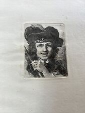 PARMA. BENIGNO BOSSI 1755."UOMO CON CAPPELLO.Acquaforte originale.Emilia