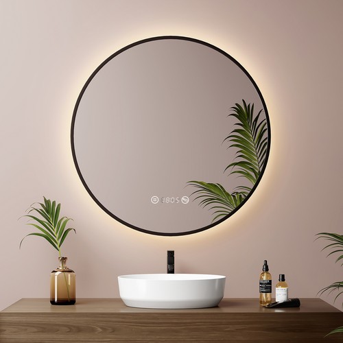Specchio bagno rotondo con