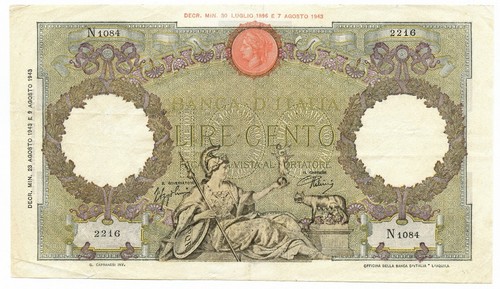 100 lire capranesi aquila - 100,