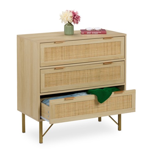 Comò cassetti rattan - cassetti,