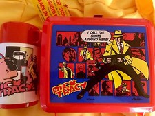 Lotto Pranzo Walt Disney™ DICK TRACY RARO VINTAGE Serie Set
