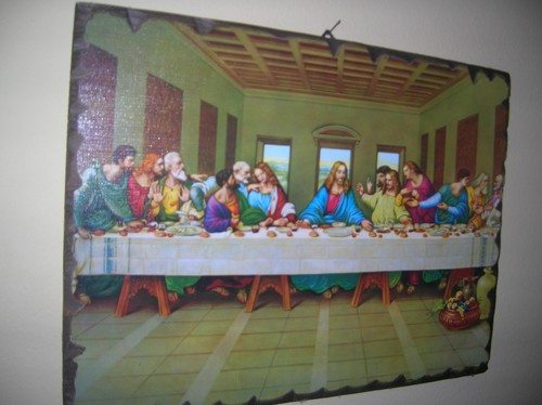 Icona sacra ultima cena - ultima,