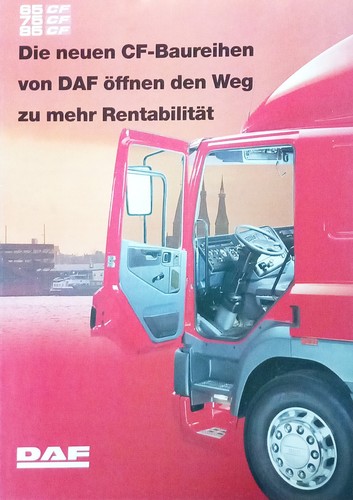 Brochure depliant daf - 65, cf