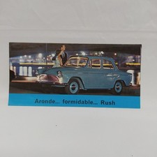 Catalogo auto Simca Aronde in francese. Piccole macchie sul retro