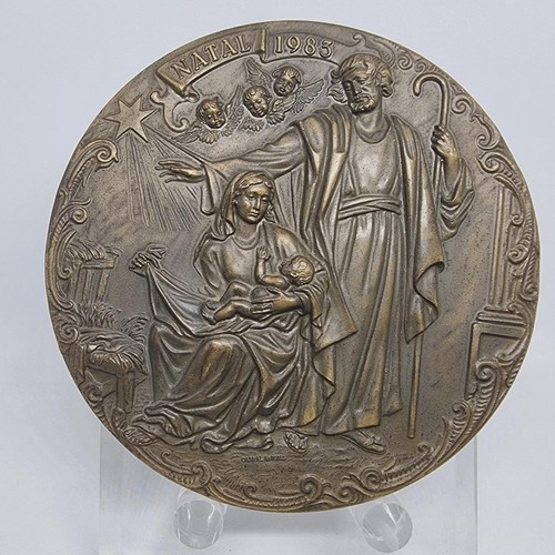 Medaglia bronzo natale - medaglia, /