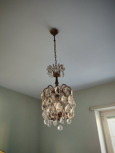Lampadario vintage bronzo e - in,