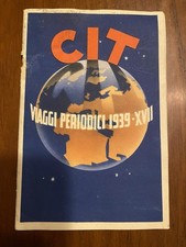 FUTURISMO LIBRETTO CIT VIAGGI PERIODICI 1939 COMPAGNIA ITALIANA TURISMO
