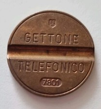 Gettone telefonico con - ,